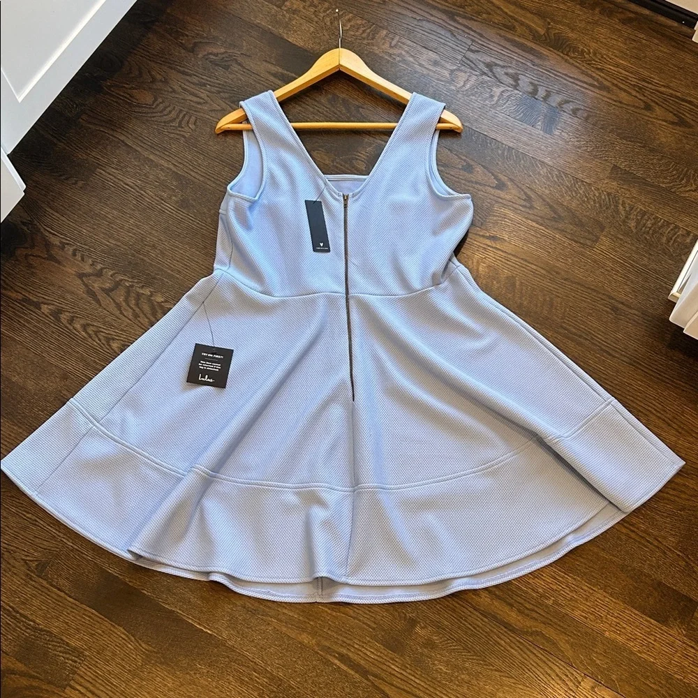 Lulus Home‎ Before Daylight Periwinkle Blue Sleeveless Skater Dress Sz 1X